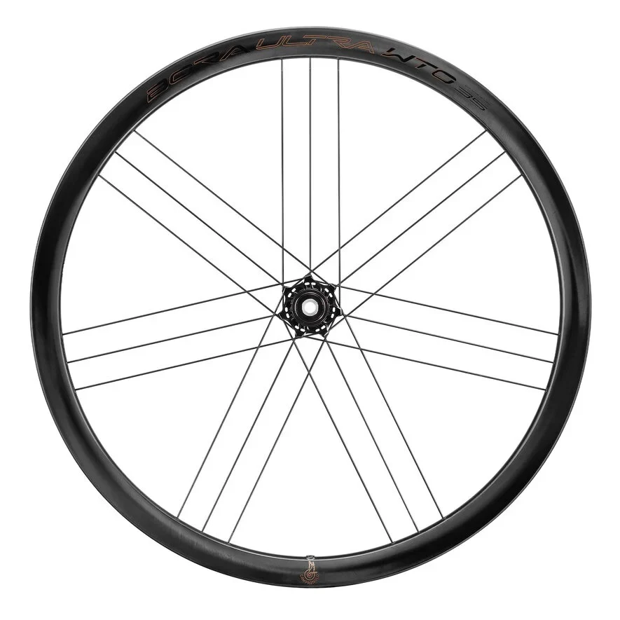 Para kół CAMPAGNOLO BORA ULTRA WTO 35 C23 DISC przystosowanych do jazdy bezdętkowej (centralna blokada) - Image 2