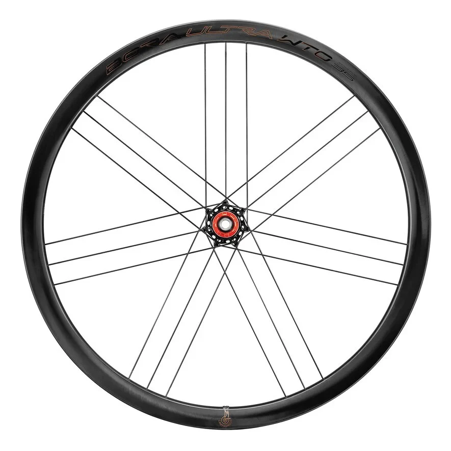 Para kół CAMPAGNOLO BORA ULTRA WTO 35 C23 DISC przystosowanych do jazdy bezdętkowej (centralna blokada) - Image 6