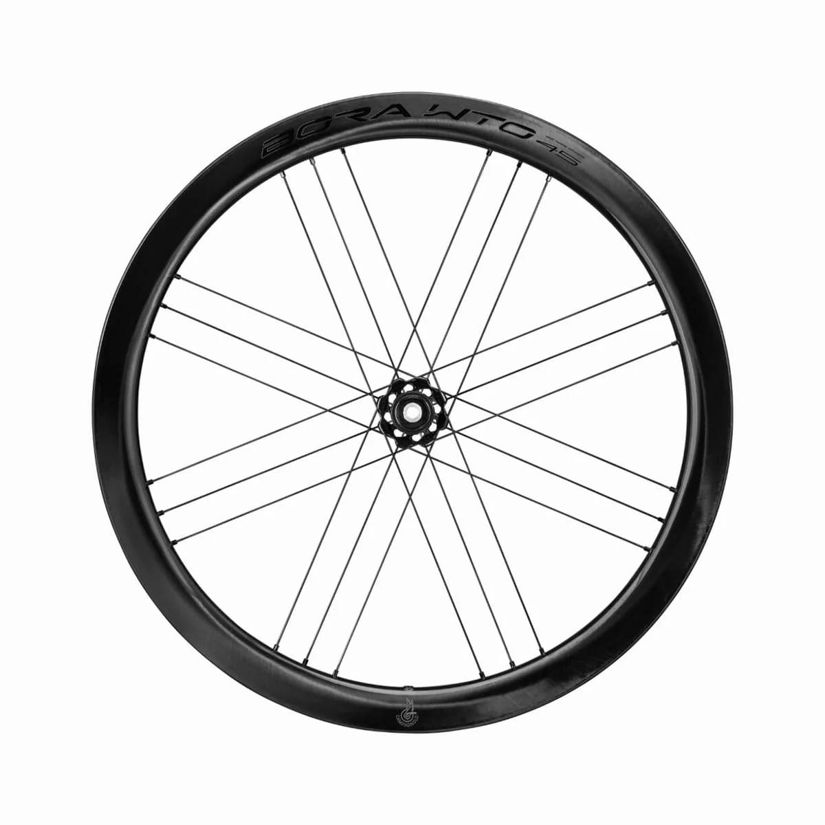 Para kół CAMPAGNOLO BORA WTO 45 DISC C23 DISC przystosowanych do jazdy bezdętkowej (centralna blokada) - Image 2