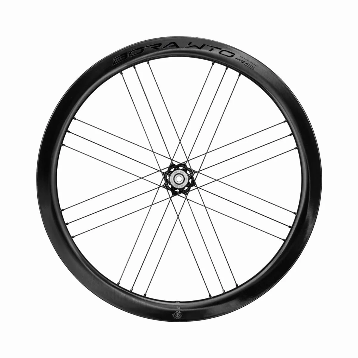 Para kół CAMPAGNOLO BORA WTO 45 DISC C23 DISC przystosowanych do jazdy bezdętkowej (centralna blokada) - Image 3