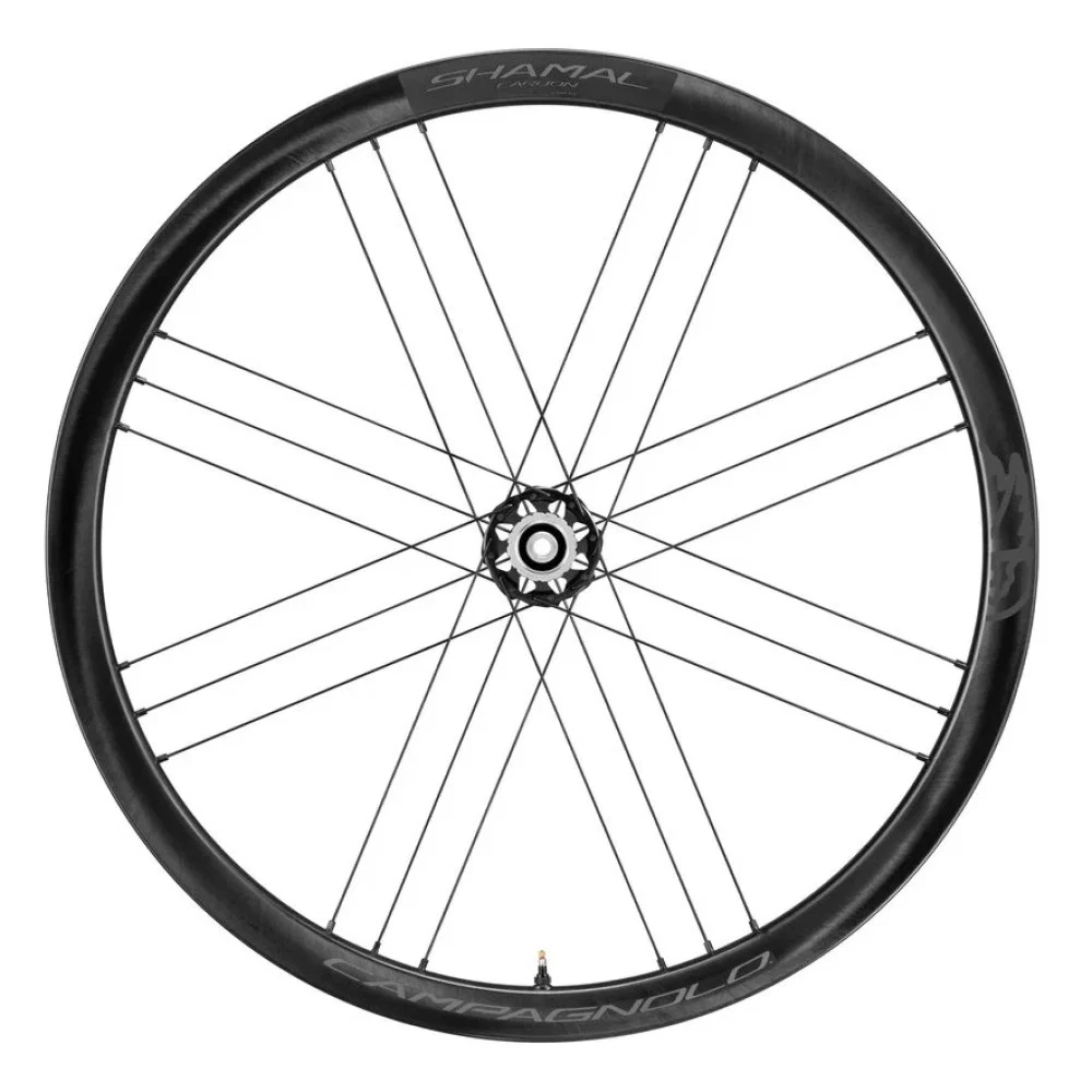 Para kół CAMPAGNOLO SHAMAL CARBON przystosowanych do jazdy bezdętkowej (centralna blokada) - Image 2