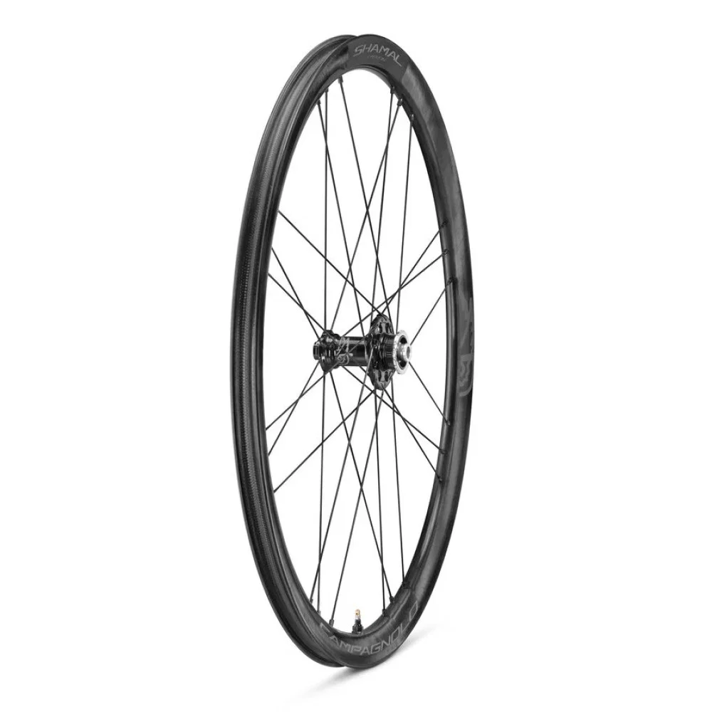 Para kół CAMPAGNOLO SHAMAL CARBON przystosowanych do jazdy bezdętkowej (centralna blokada) - Image 4