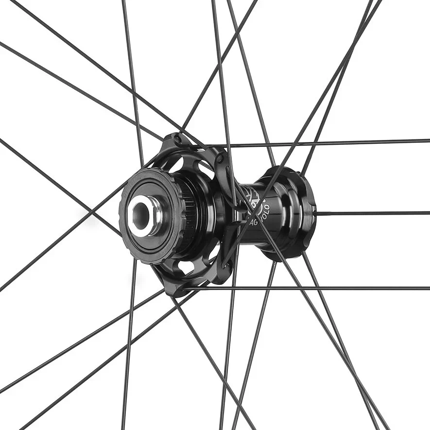 Para kół CAMPAGNOLO SHAMAL DUAL PROFILE CARBON C23 przystosowanych do jazdy bezdętkowej (centralna blokada) - Image 9