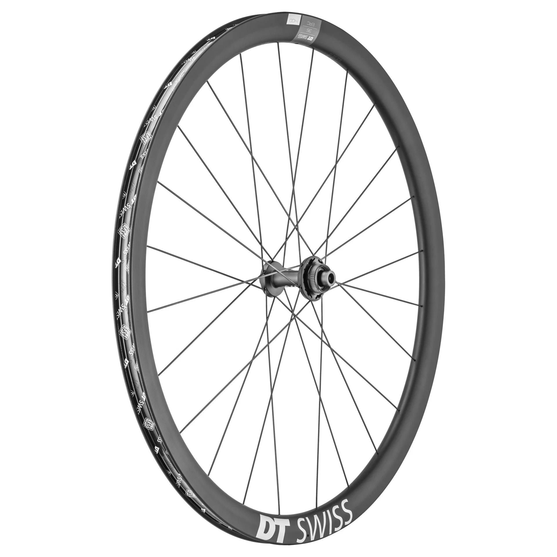 Para kół DT SWISS ERC 1400 DICUT 35 DISC przystosowanych do jazdy bezdętkowej (centralna blokada) - Image 2