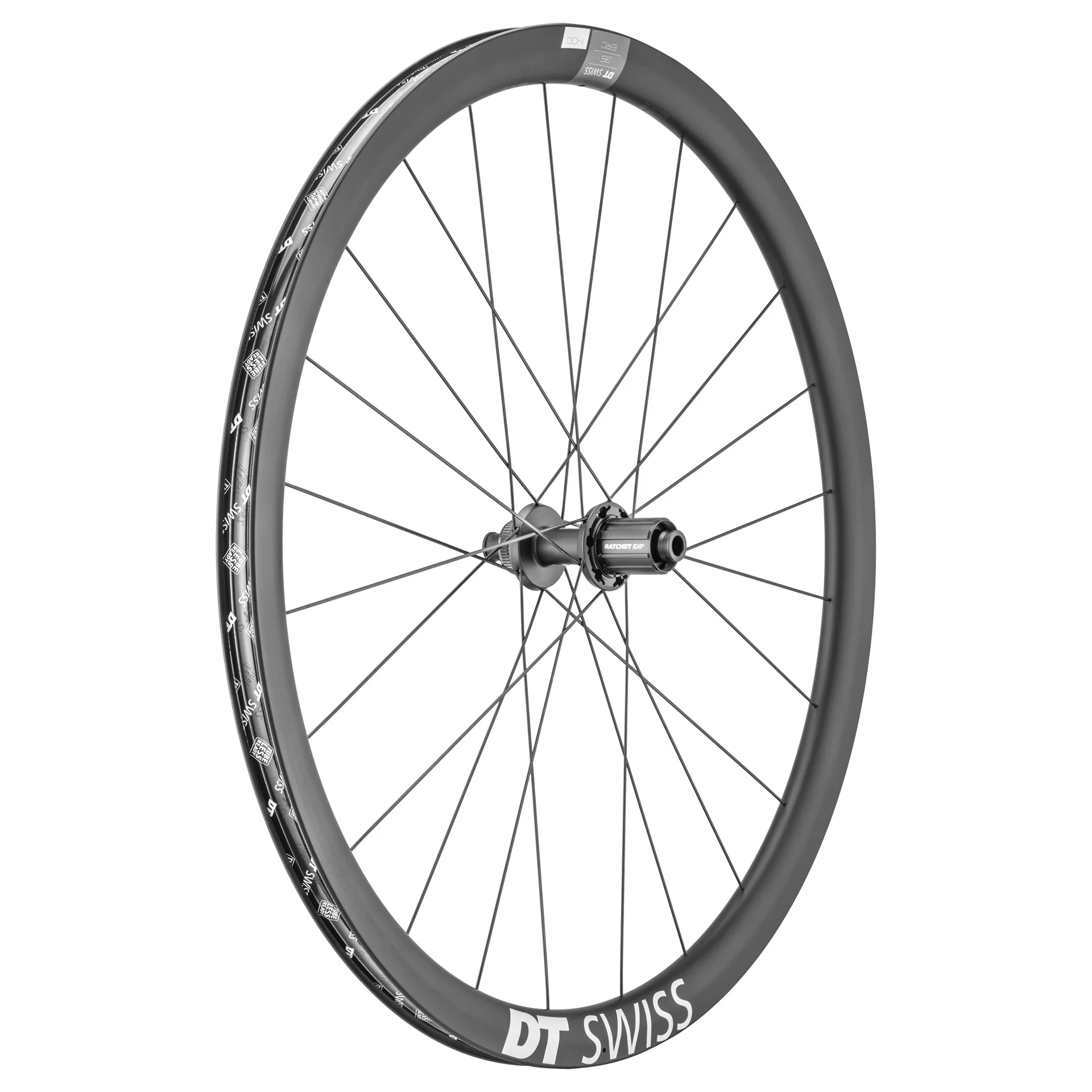 Para kół DT SWISS ERC 1400 DICUT 35 DISC przystosowanych do jazdy bezdętkowej (centralna blokada) - Image 4