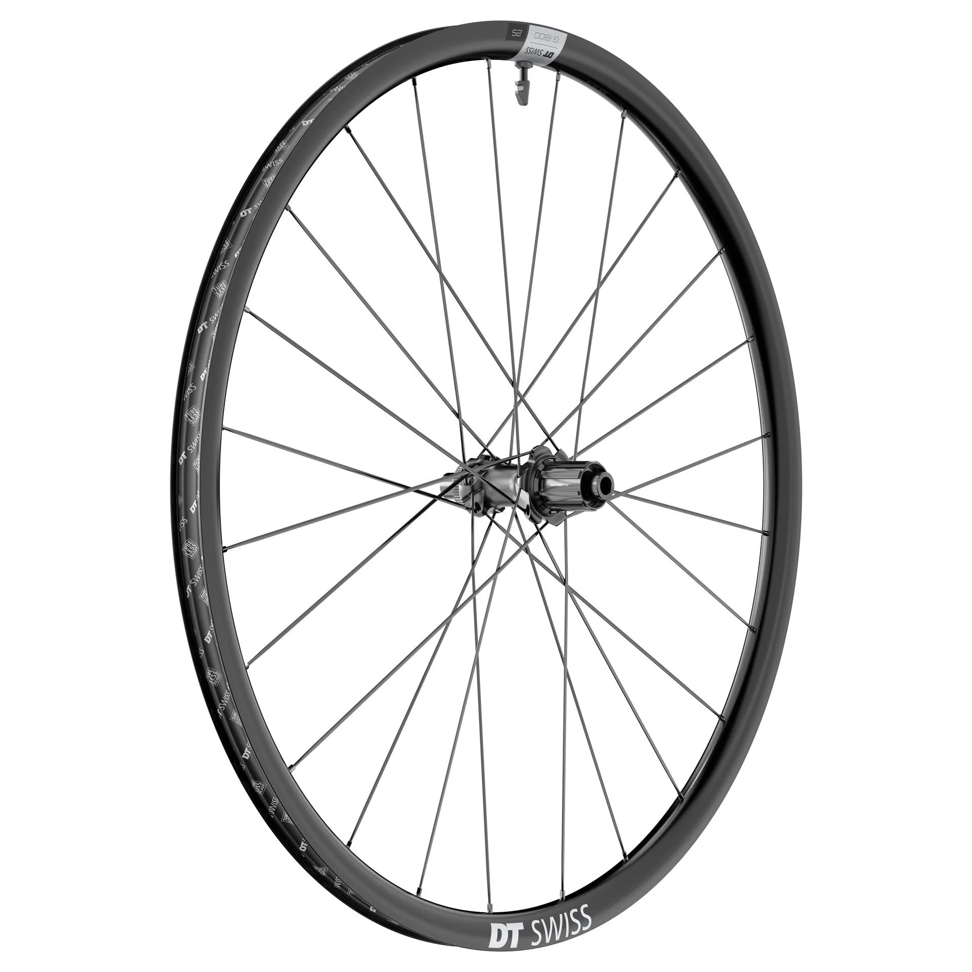 Para kół DT SWISS G 1800 SPLINE 25 przystosowanych do jazdy bezdętkowej (centralna blokada) - Image 3
