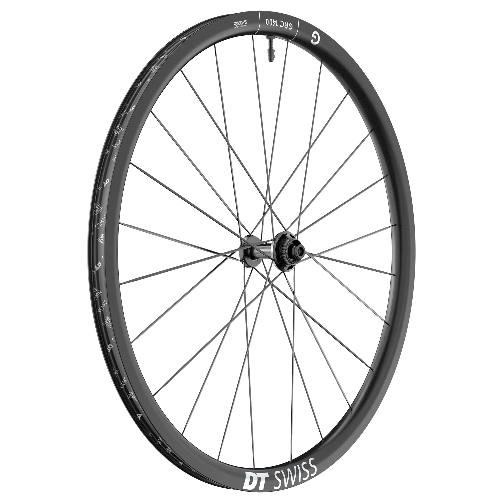 Para kół DT SWISS GRC 1400 DICUT 30 DISC przystosowanych do jazdy bezdętkowej (Centerlock) - Image 2