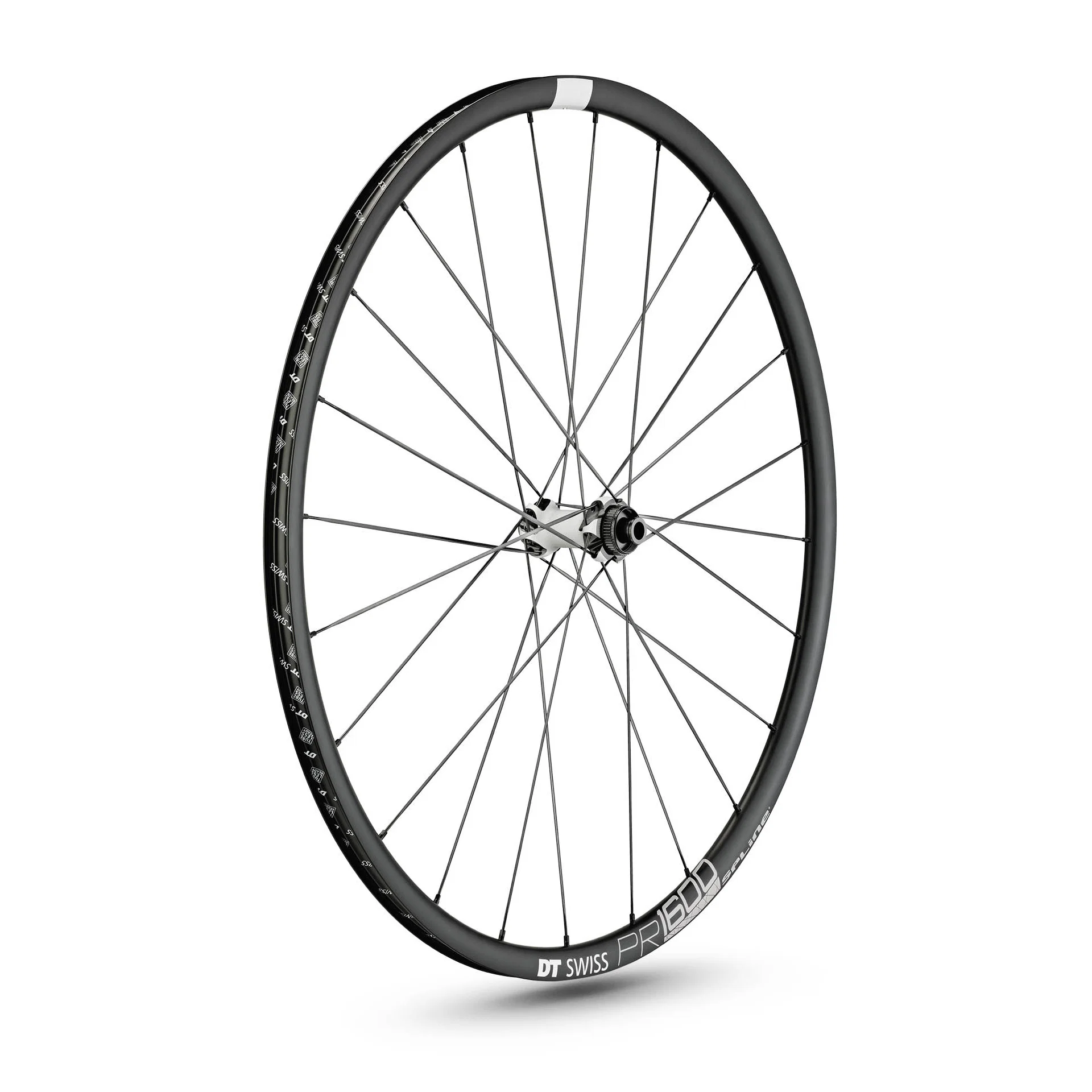 Para kół DT SWISS PR 1600 SPLINE 23 DISC przystosowanych do jazdy bezdętkowej (centralna blokada) - Image 2