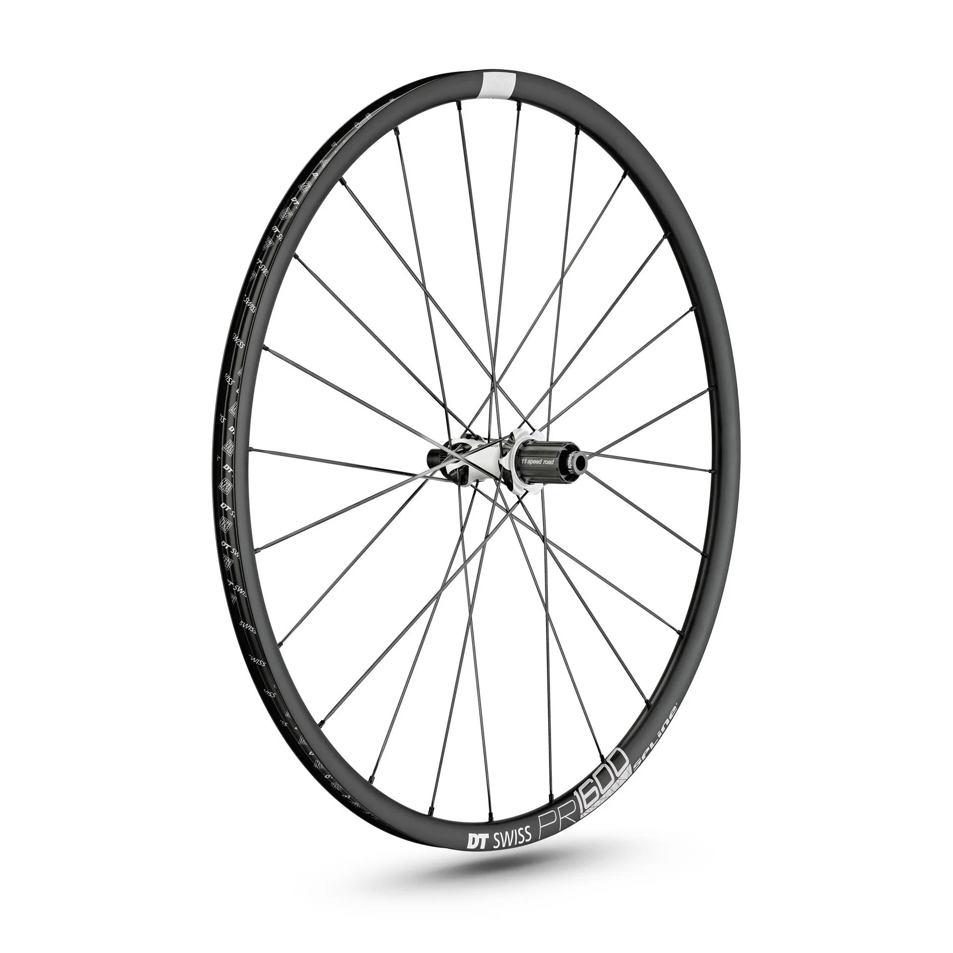 Para kół DT SWISS PR 1600 SPLINE 23 DISC przystosowanych do jazdy bezdętkowej (centralna blokada) - Image 3