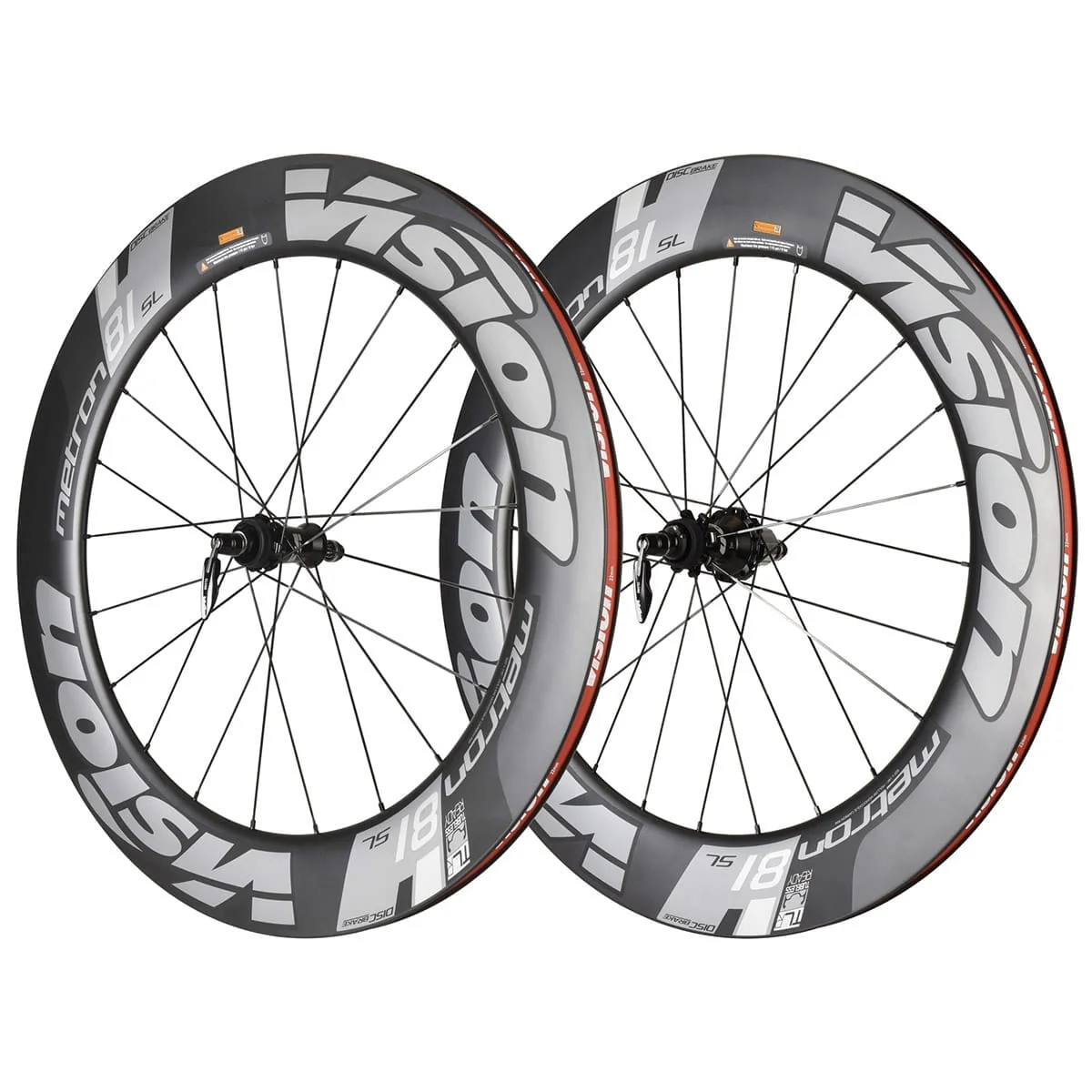 Para kół VISION METRON 81 SL DISC przystosowanych do jazdy bezdętkowej (centralna blokada)