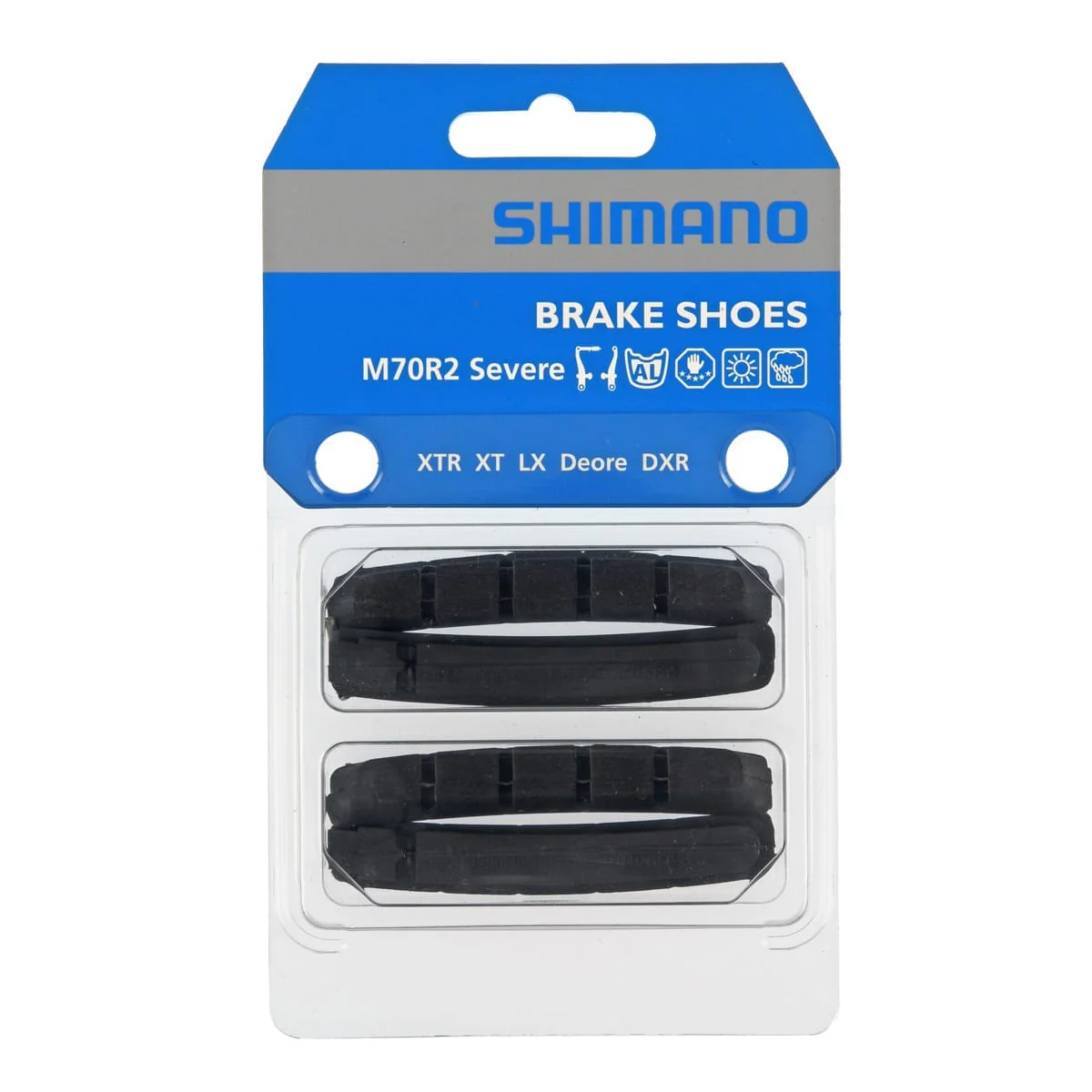 Para łyżew SHIMANO M70R2 V-Brake Cartridge (2 pary) - Image 2