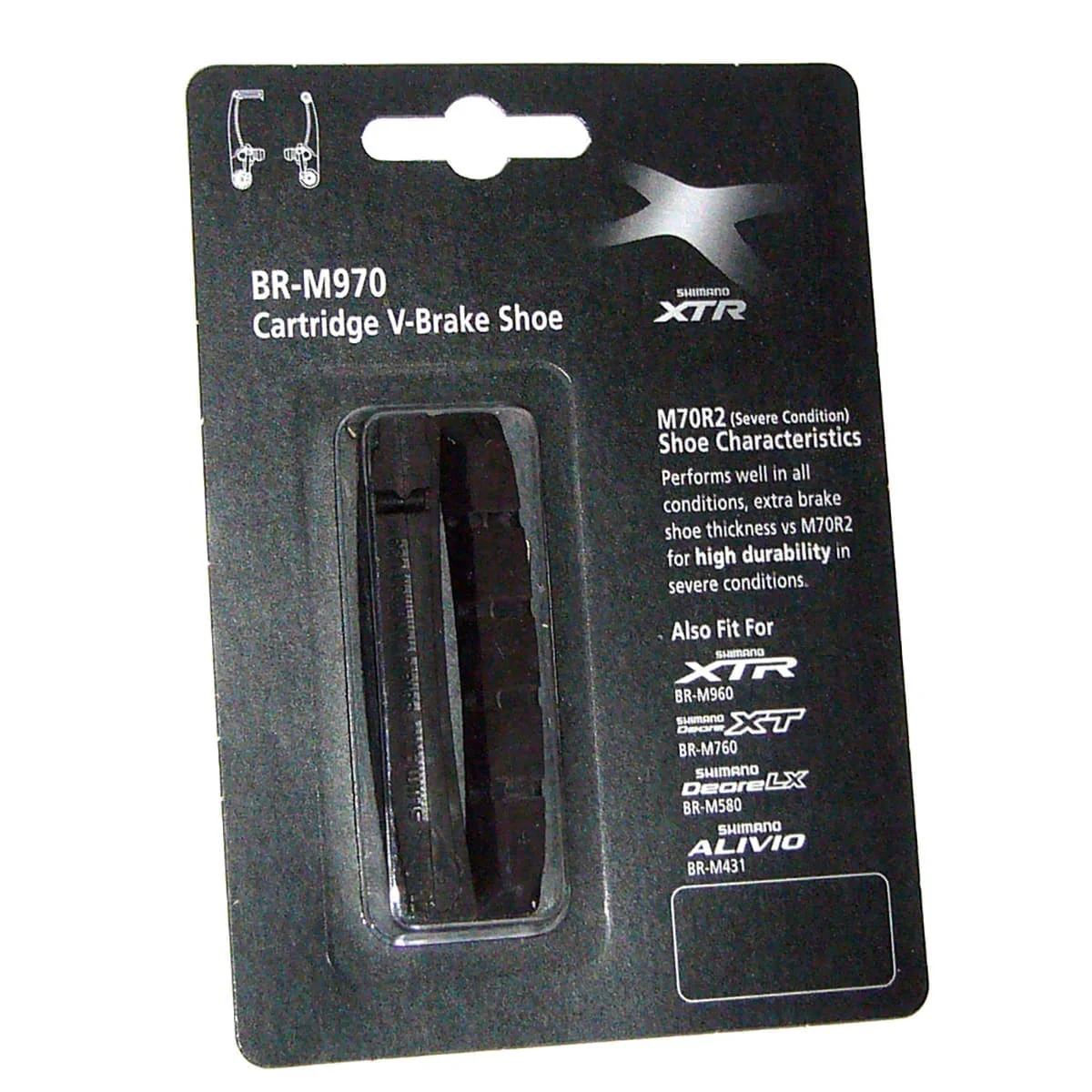 Para łyżew SHIMANO M950/739 z hamulcem V-Brake Cartridge - Image 2