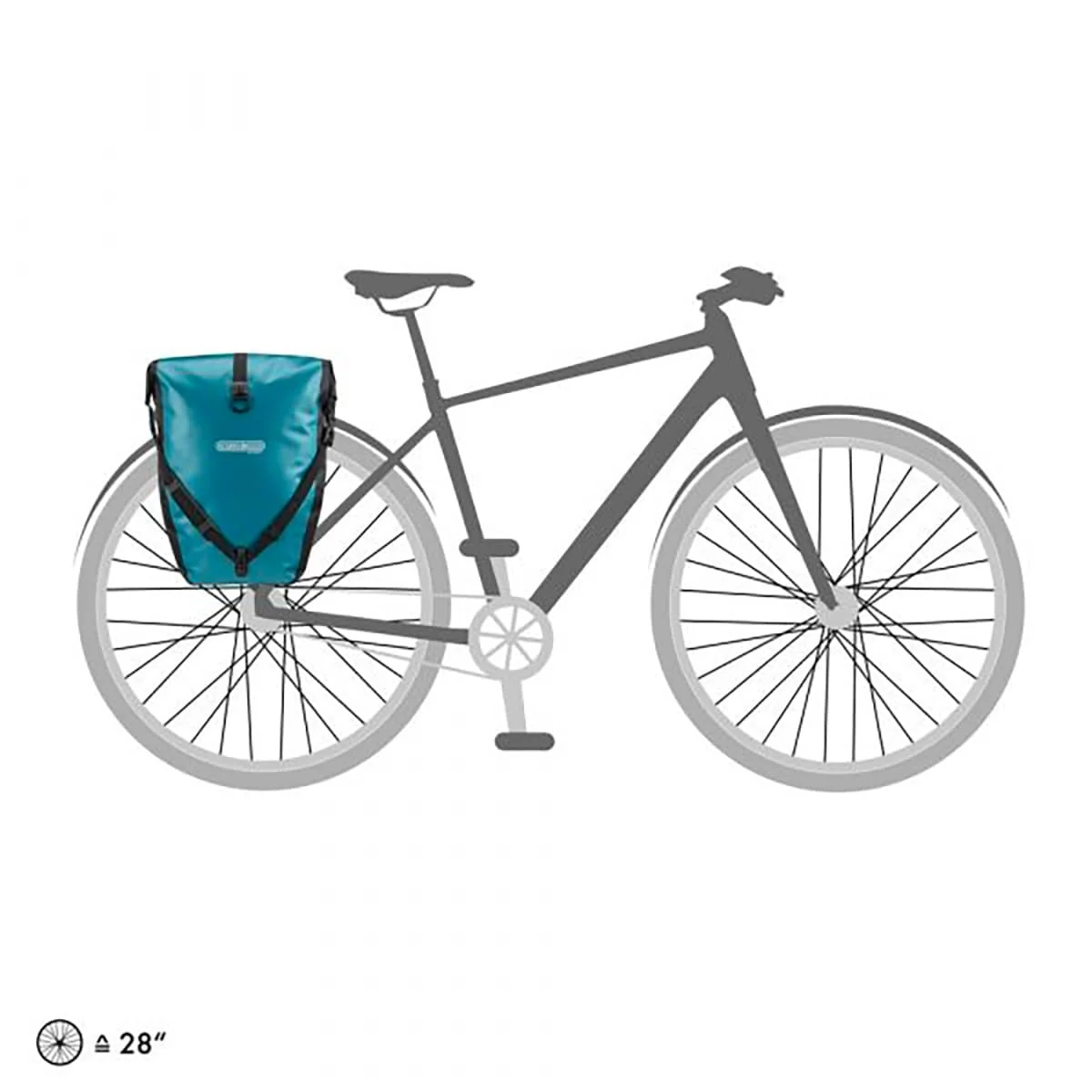Para toreb bagażowych ORTLIEB BACK ROLLER 40 L Turquoise - Image 9