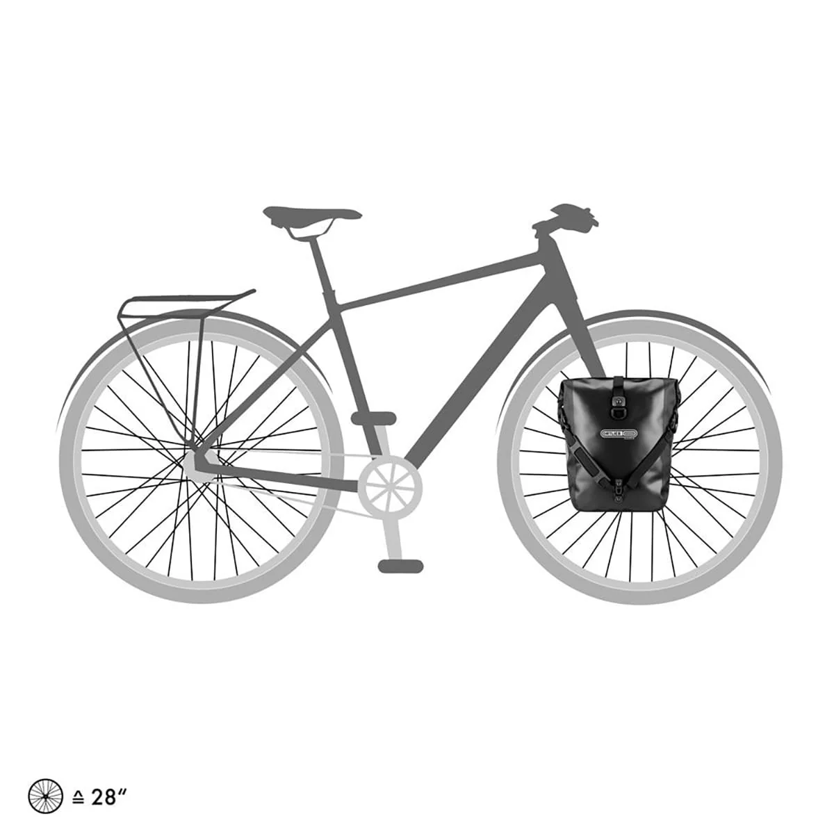 Para toreb bagażowych ORTLIEB SPORT ROLLER 25 L w kolorze czarnym - Image 2