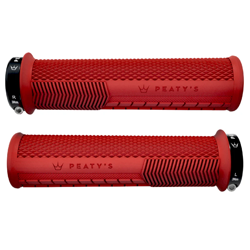 PEATY'S MONARCH KNURL Gripy czerwone