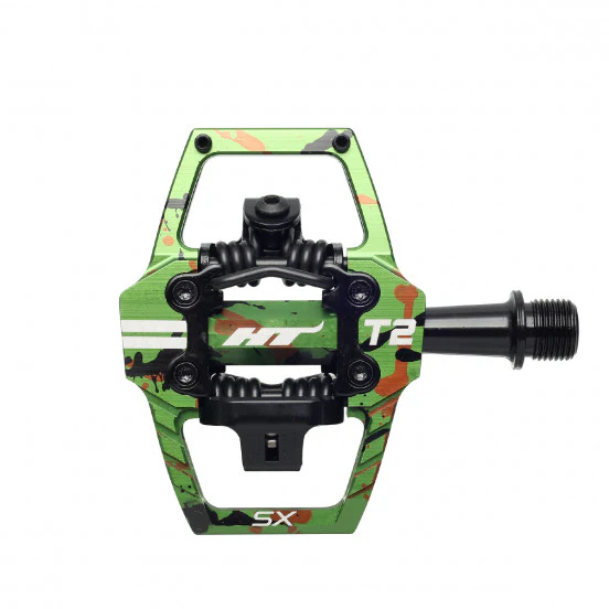 Pedały BMX HT COMPONENTS T2 SX Camo Green