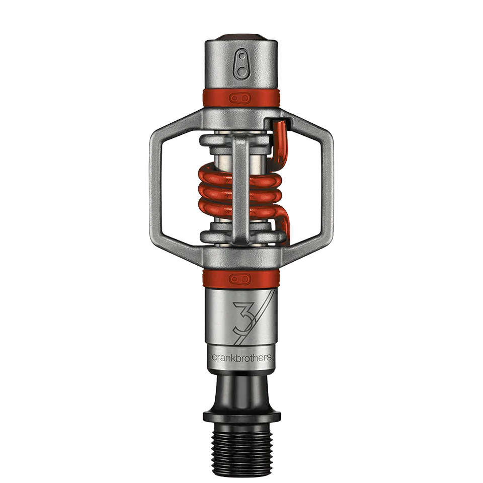 Pedały CRANKBROTHERS EGG BEATER 3 srebrny/czerwony