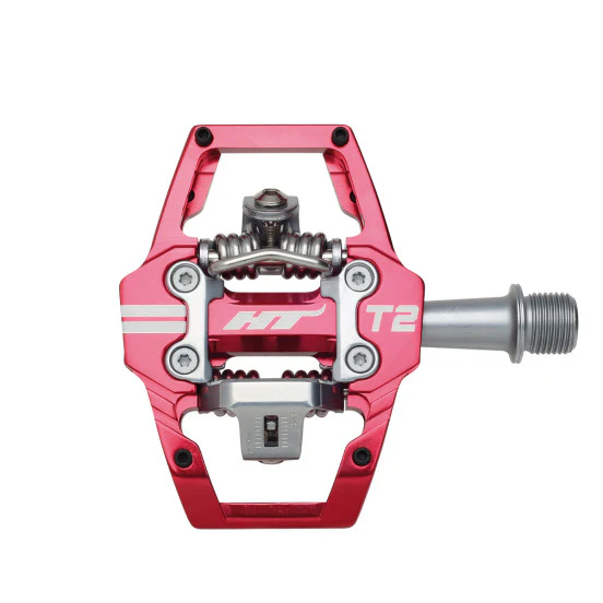 Pedały HT COMPONENTS ENDURO T2 czerwone