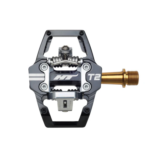 Pedały HT COMPONENTS ENDURO T2T Titanium Black