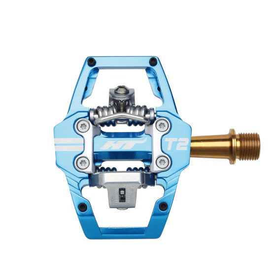 Pedały HT COMPONENTS ENDURO T2T Titanium Blue