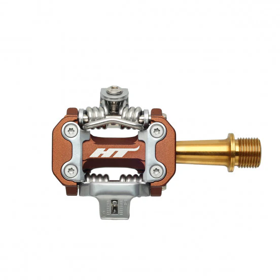 Pedały HT COMPONENTS M2 Titanium Bronze