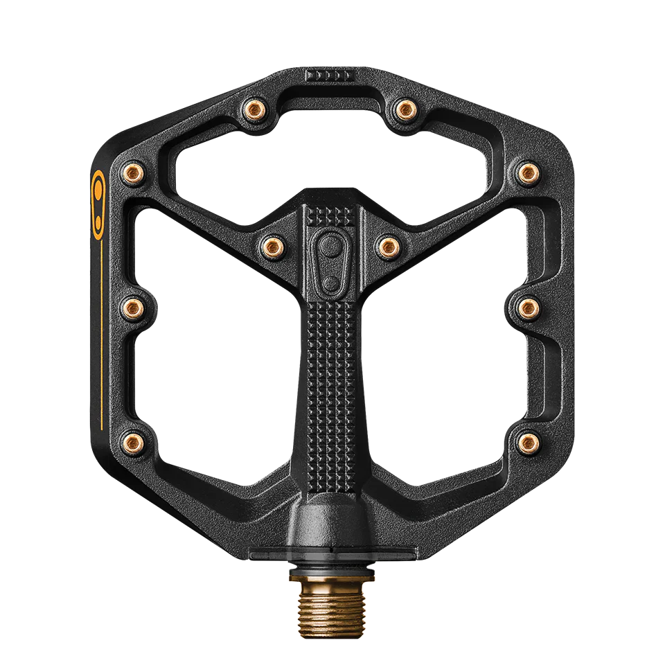 Pedały płaskie CRANKBROTHERS STAMP 11 Small Black/Gold