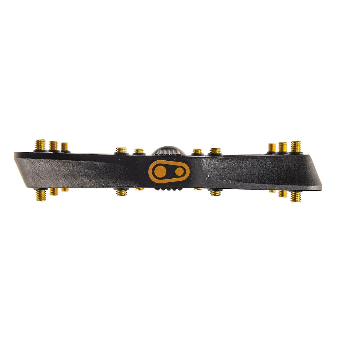 Pedały płaskie CRANKBROTHERS STAMP 11 Wide Black/Gold - Image 4