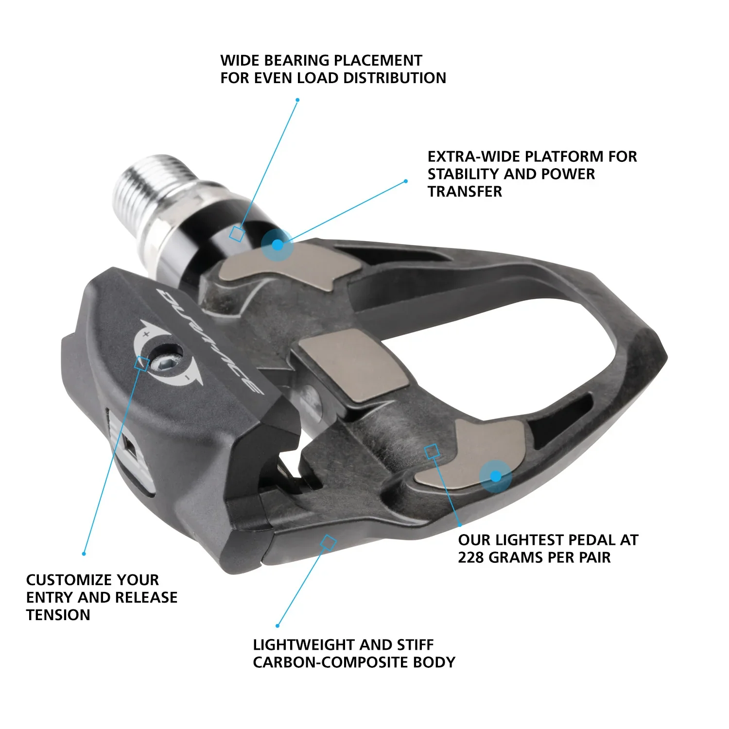 Pedały SHIMANO DURA-ACE R9100 - Image 5
