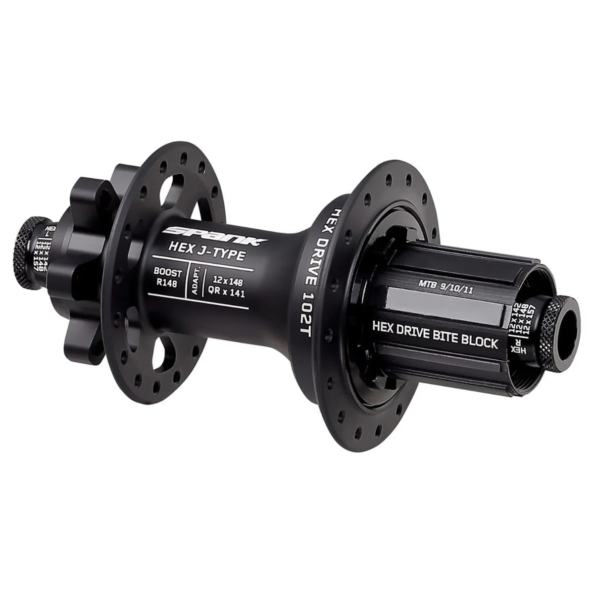 Piasta tylna SPANK HEX DRIVE 102T 12x148 mm Boost