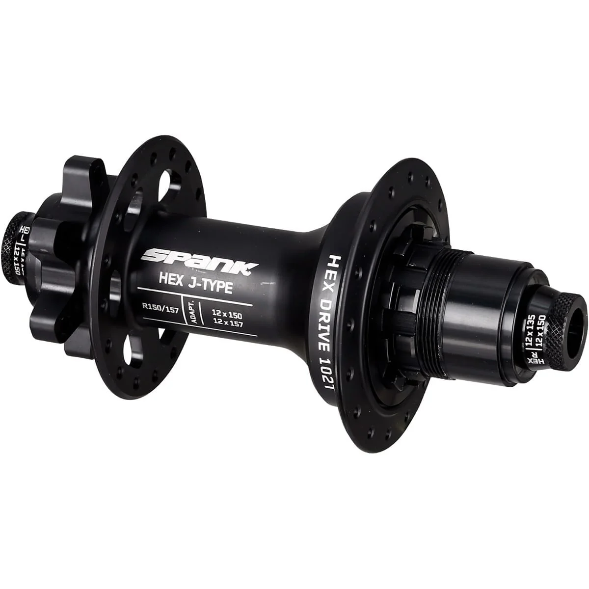 Piasta tylna SPANK HEX DRIVE 102T 12x150/157 mm czarna - Image 2