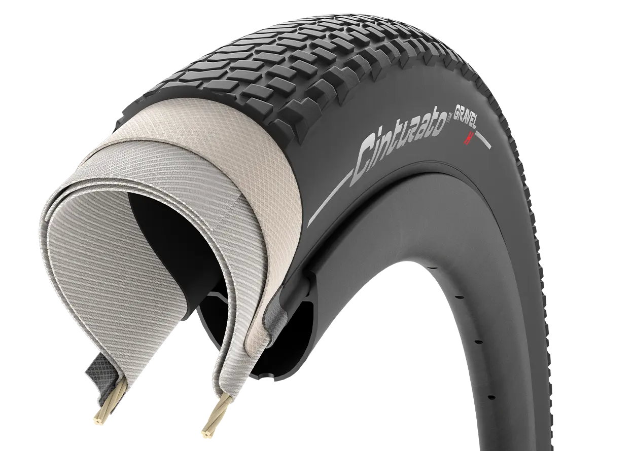 PIRELLI CINTURATO GRAVEL H 700x50c Opona bezdętkowa Classci Beige - Image 4
