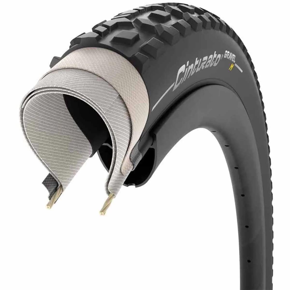PIRELLI CINTURATO GRAVEL M 700x40c Opona bezdętkowa czarna - Image 2