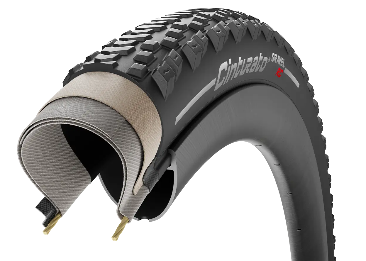 PIRELLI CINTURATO GRAVEL RC 700x45c Opona bezdętkowa czarna - Image 4