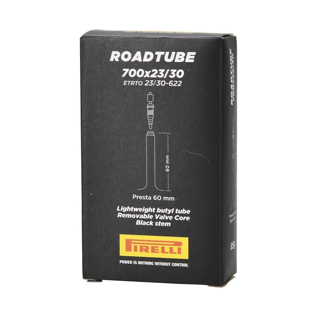 PIRELLI ROADTUBE dętka 700x23/30c PRESTA czarna - Image 6