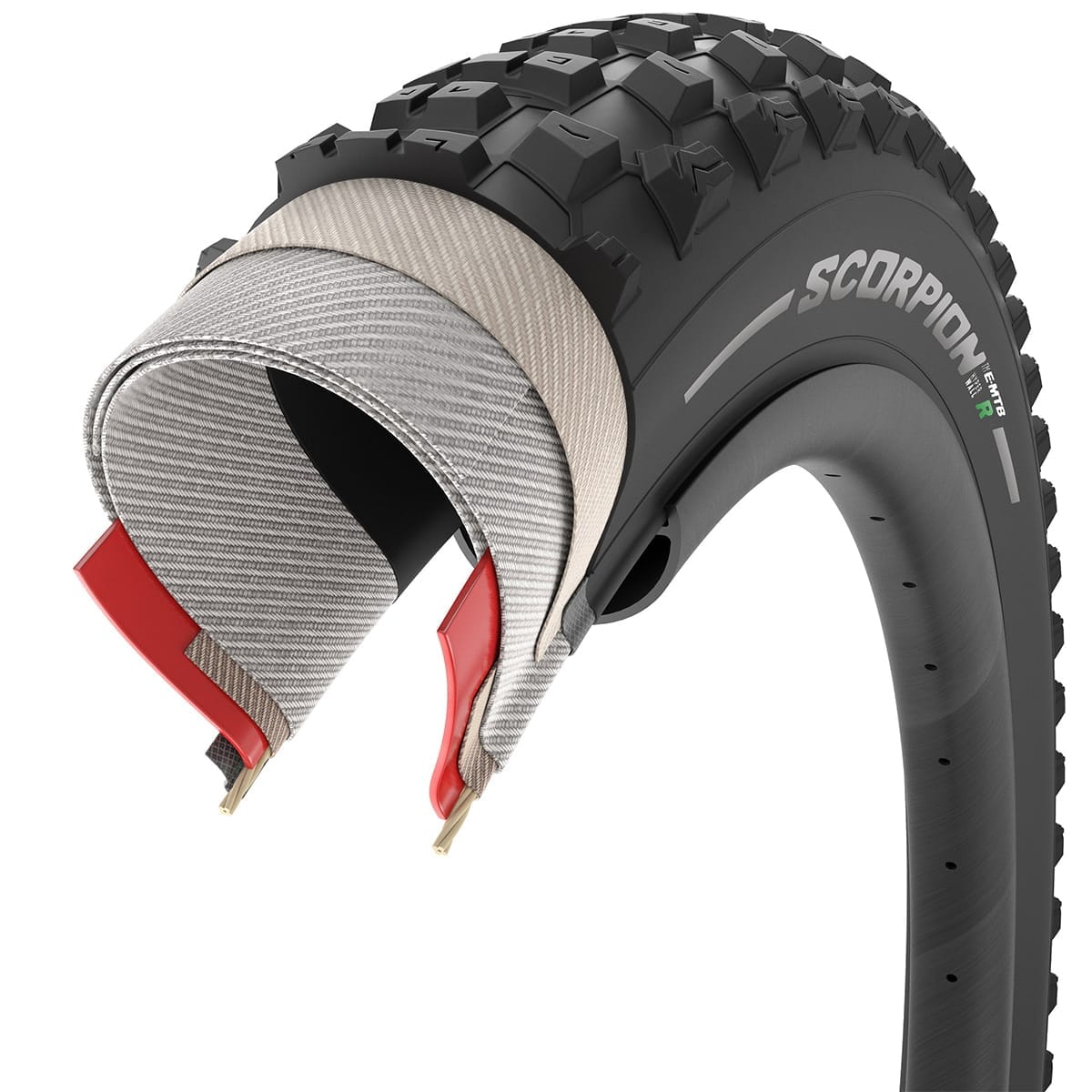 PIRELLI SCORPION E-MTB R 27.5x2.80 HyperWall Tubeless Ready Miękka opona 4130600 - Image 3