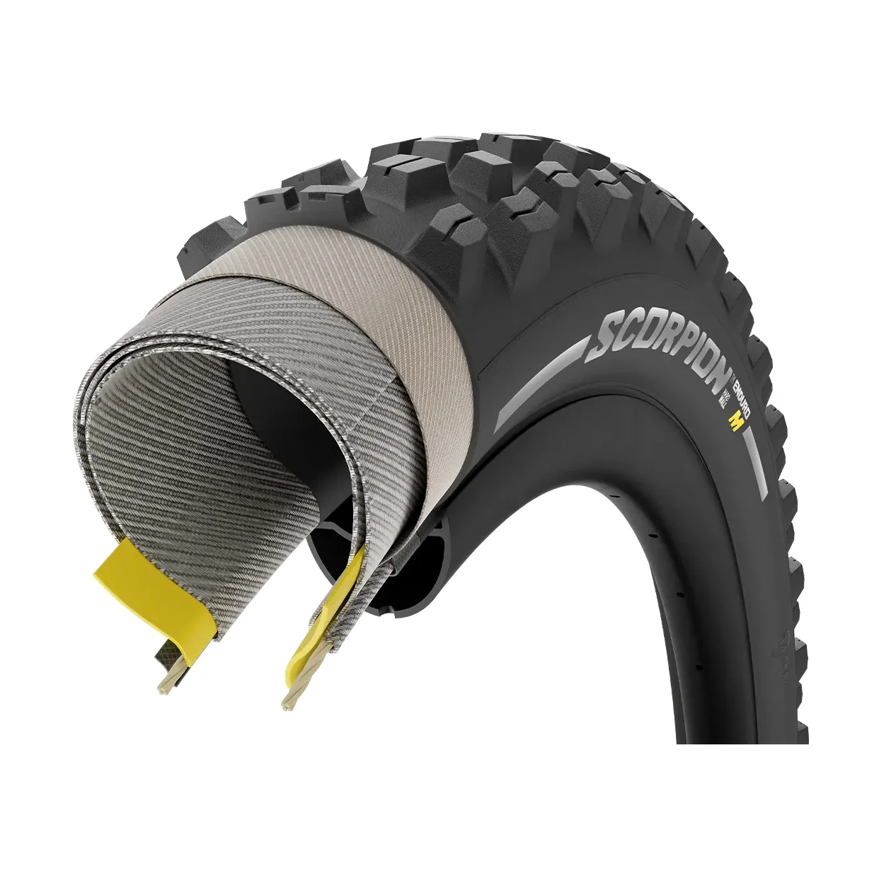 PIRELLI SCORPION ENDURO M CLASSIC 29x2.4 HardWall Tubeless Ready Miękka brązowa opona 4355100 - Image 4