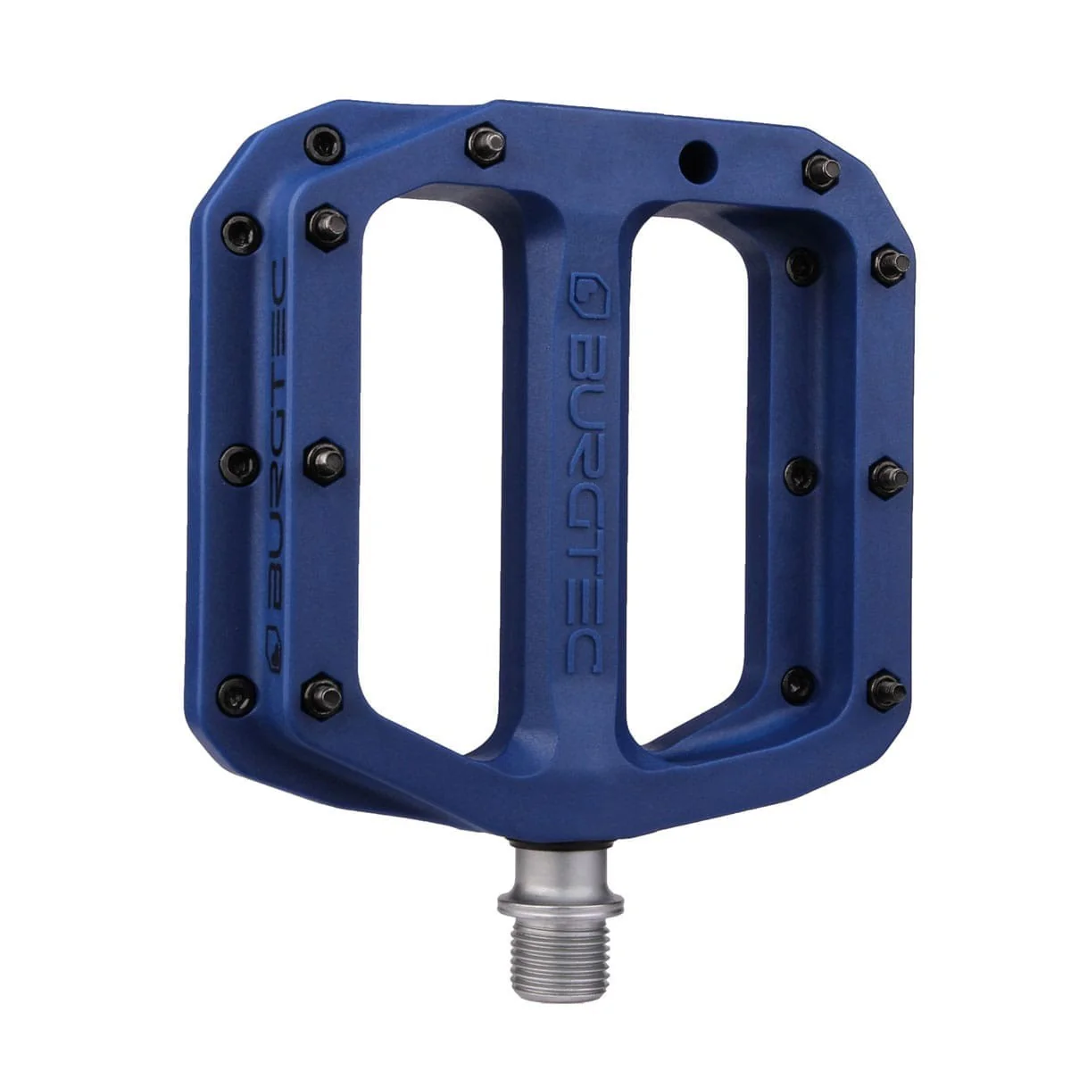 Płaskie pedały BURGTEC MK4 Composite Deep Blue