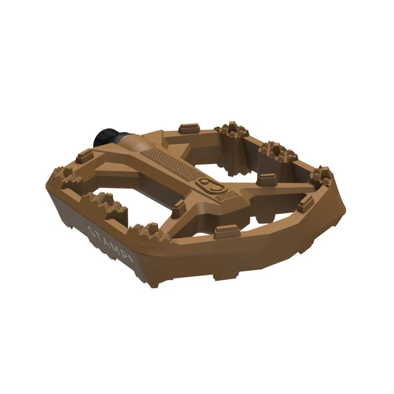 Płaskie pedały CRANKBROTHERS STAMP 0 Small Brown - Image 2