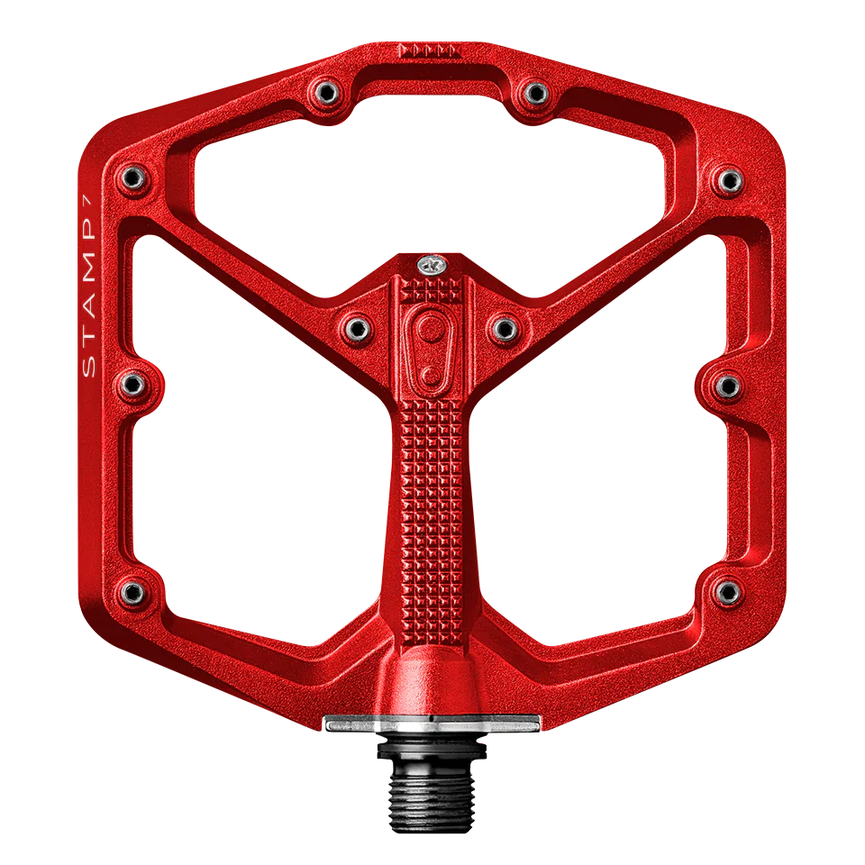 Płaskie pedały CRANKBROTHERS STAMP 7 Large Red