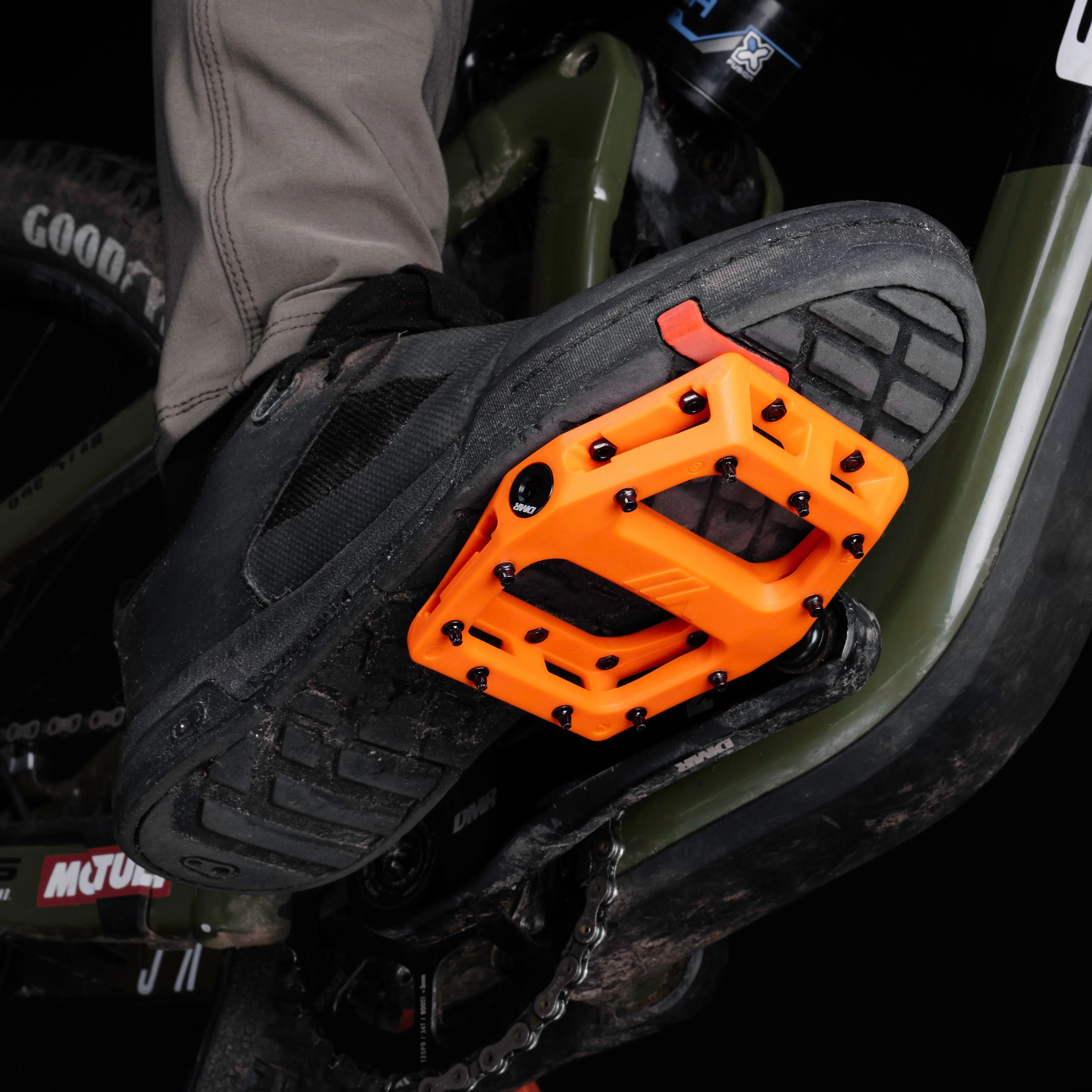 Płaskie pedały DMR V11 Orange - Image 3