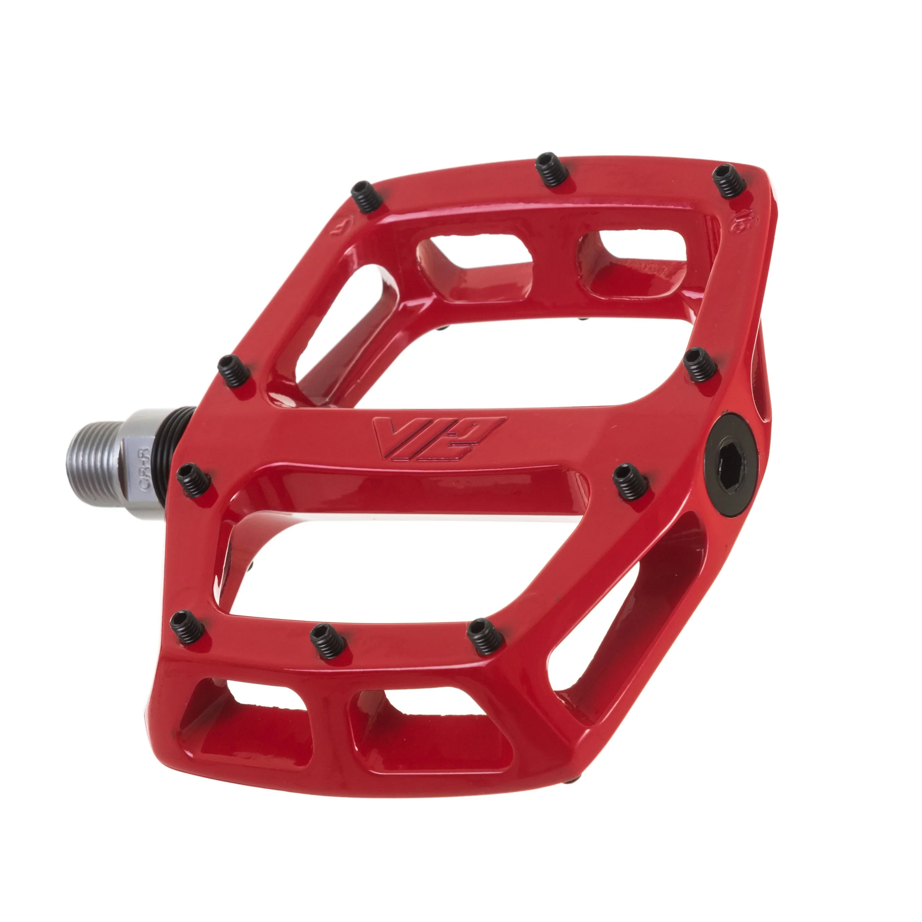 Płaskie pedały DMR V12 w kolorze czerwonym - Image 3