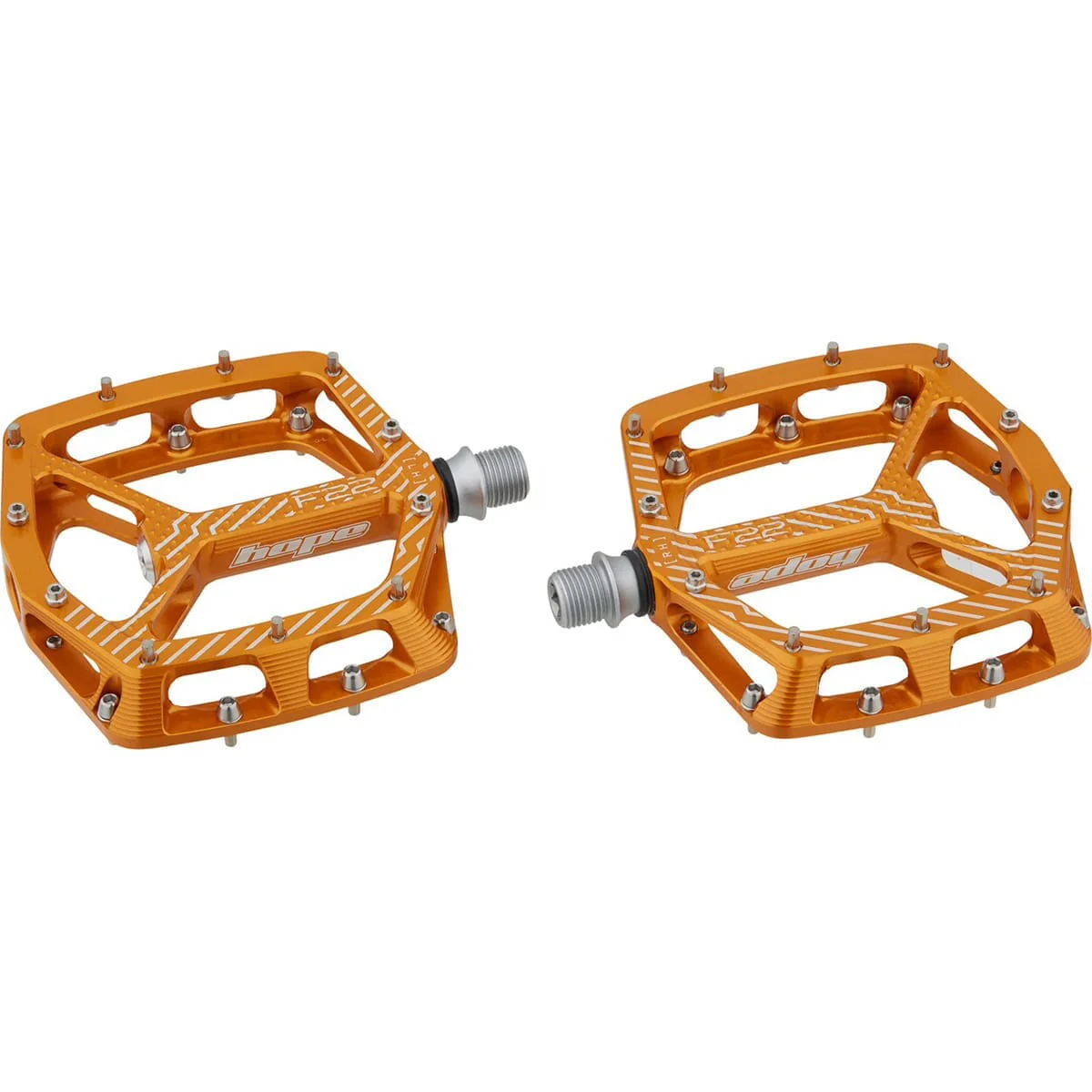 Płaskie pedały HOPE F22 Orange - Image 4