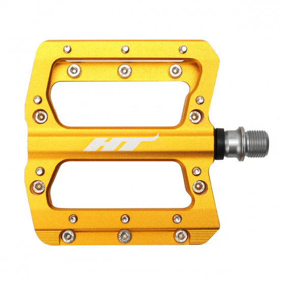 HT Components NANO AN14A Gold Flat Pedals