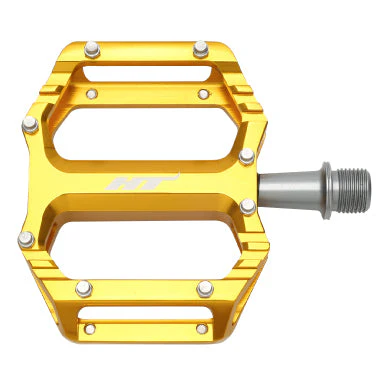 Płaskie pedały HT COMPONENTS AR09 Gold