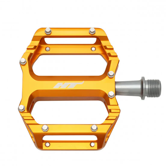 Płaskie pedały HT COMPONENTS AR09 Orange