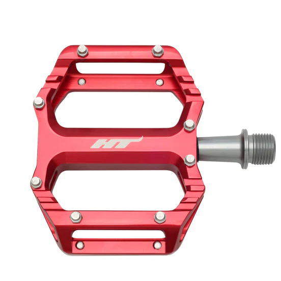 Płaskie pedały HT COMPONENTS AR09 Red