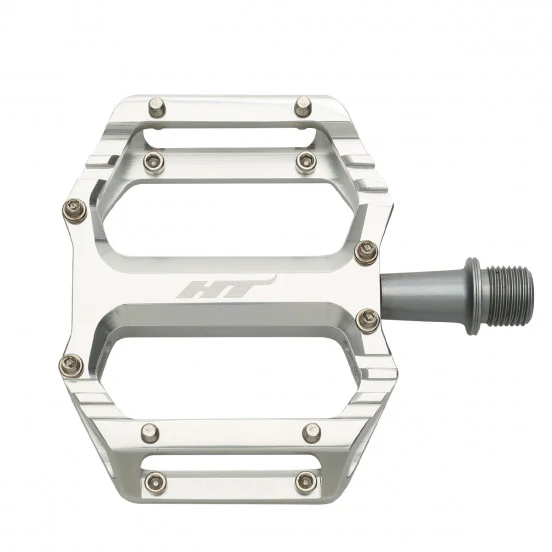 Płaskie pedały BMX HT COMPONENTS AR09SX srebrne