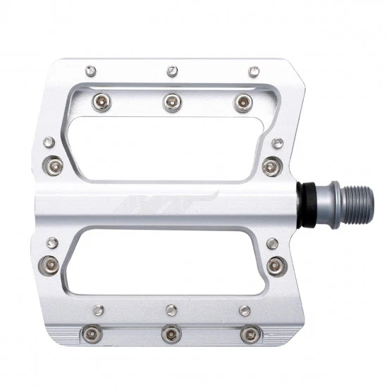Płaskie pedały HT COMPONENTS NANO AN14A Silver
