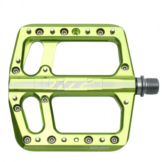 Płaskie pedały HT COMPONENTS RAVEN 12 Green