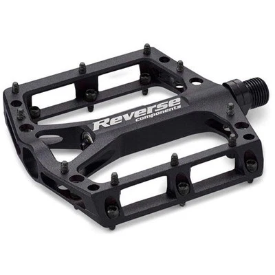 Płaskie pedały REVERSE COMPONENTS BLACK ONE Black